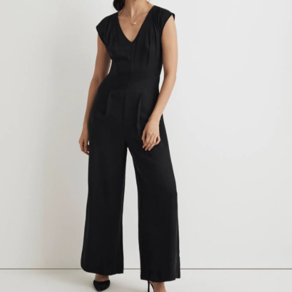 Madewell Seamed Wide-Leg Jumpsuit - Picture 3 of 6